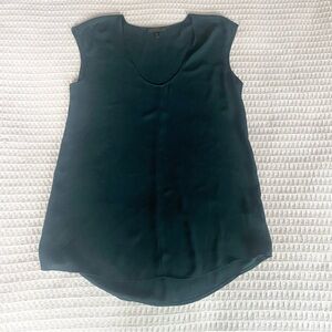 J. Crew dark green Sleeveless Blouse size 2T